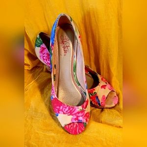 Vintage Lifestride Spring Wedges Womans 9M